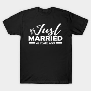 49th Wedding Anniversary - 49 years anniversary T-Shirt